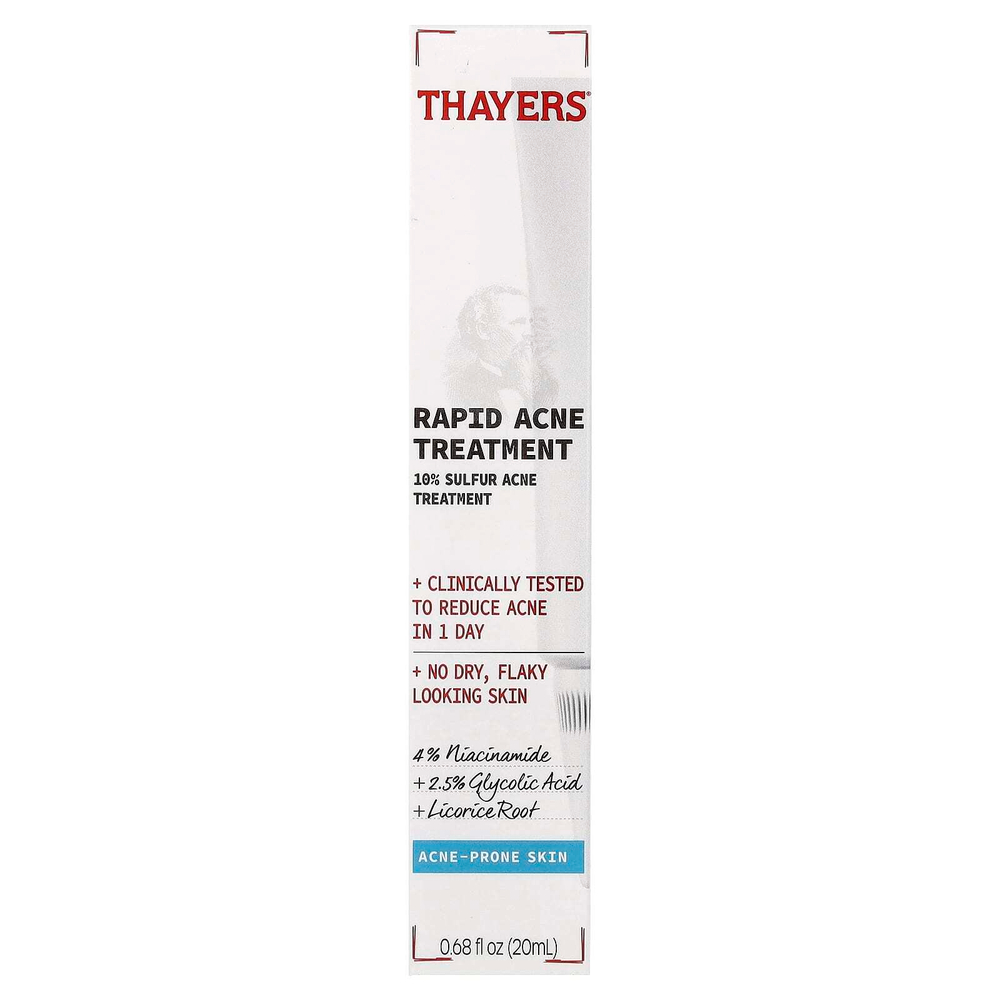 Thayers, Rapid Acne Treatment, средство от акне, для кожи, склонной к акне, 20 мл (0,68 жидк. унции)