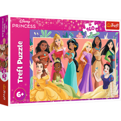 Puzzles - "160" - Real princesses / Disney Princess