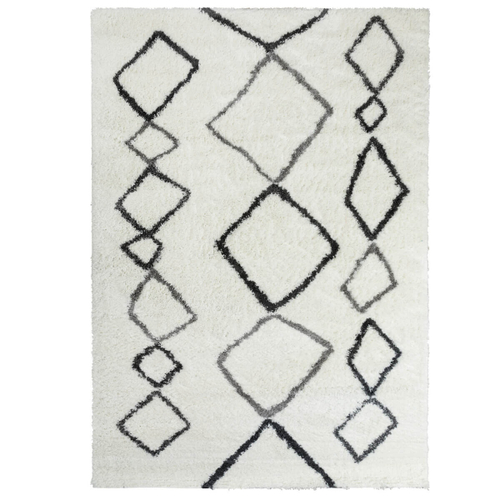 Ковер DINO 0.8*1.5 дизайн E6191 WHITE/SMOKE