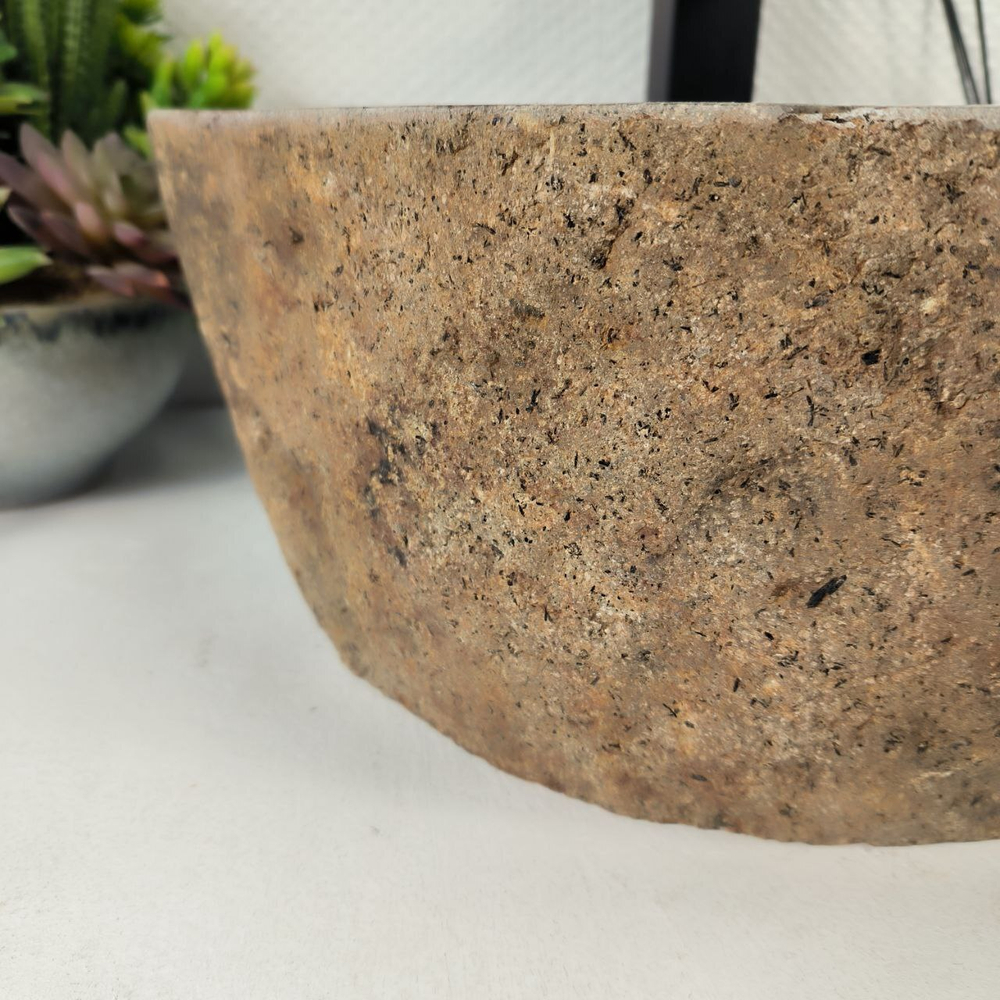 Раковина из речного камня RS-64939 42*34*15 0856