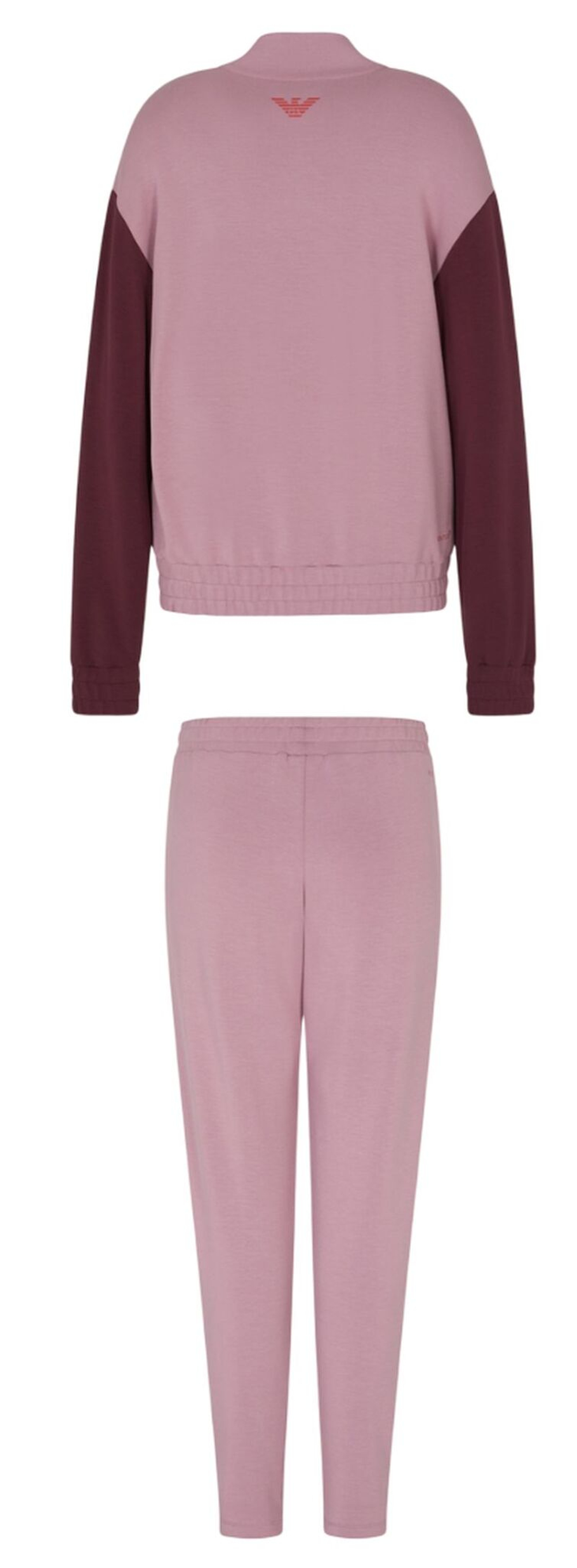 Женский теннисный костюм EA7 Tennis Pro - dusty orchid/bordeau
