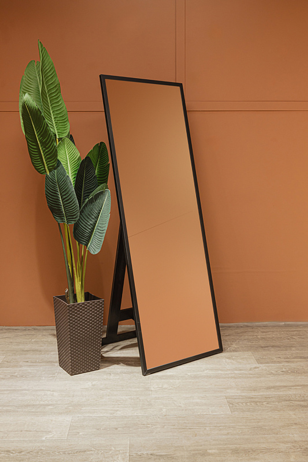 Зеркало AZARIO Опера Блэк 600х1700 напольное, черный (ФР-00002513)