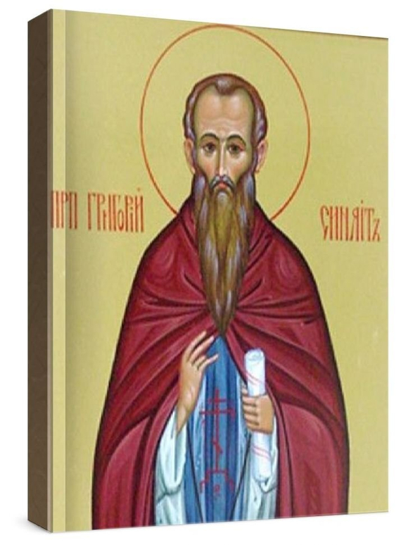 Григорий Синаит (рукописная икона)