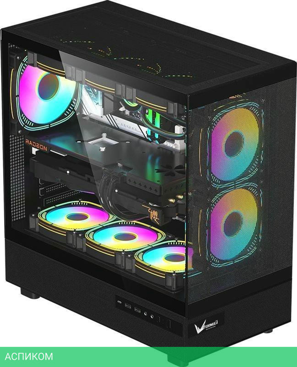 Корпус Formula Crystal Z8 COSMIC черный без БП
