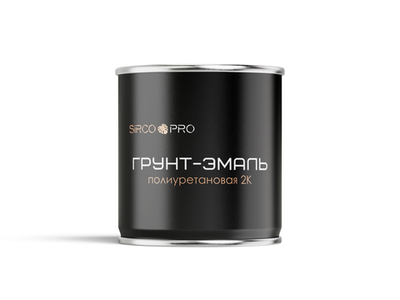 ПУ грунт-эмаль 20% матовая RAL 9001