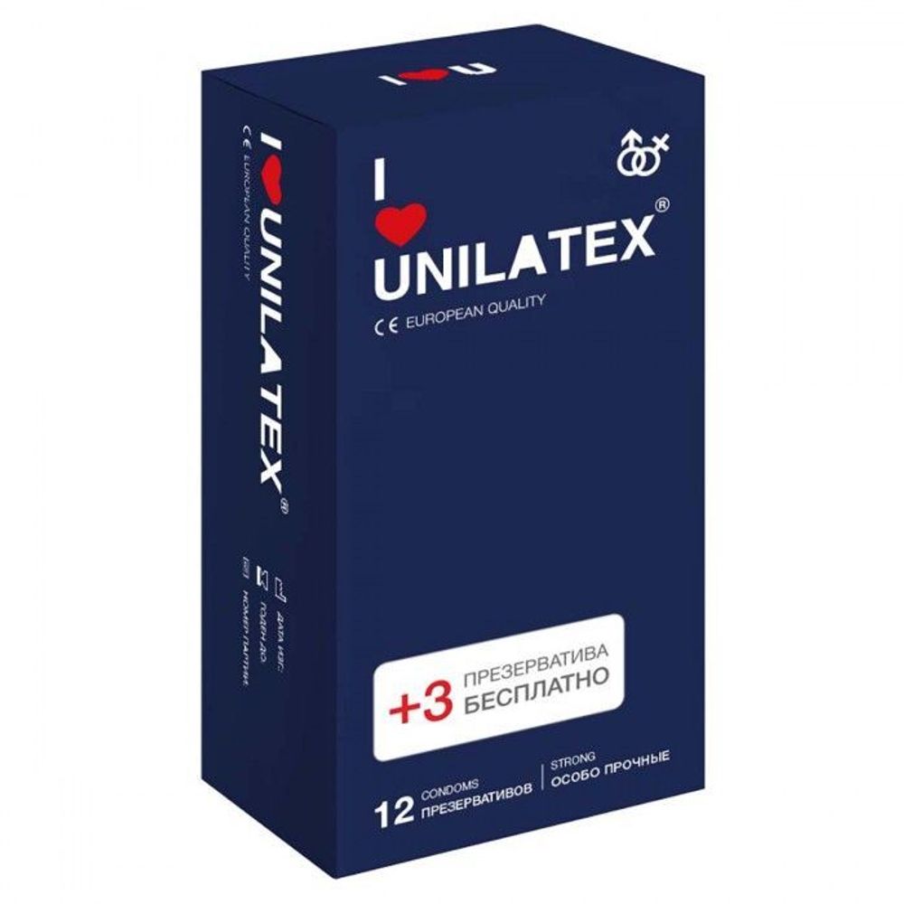 Презервативы Unilatex Extra Strong 12 шт