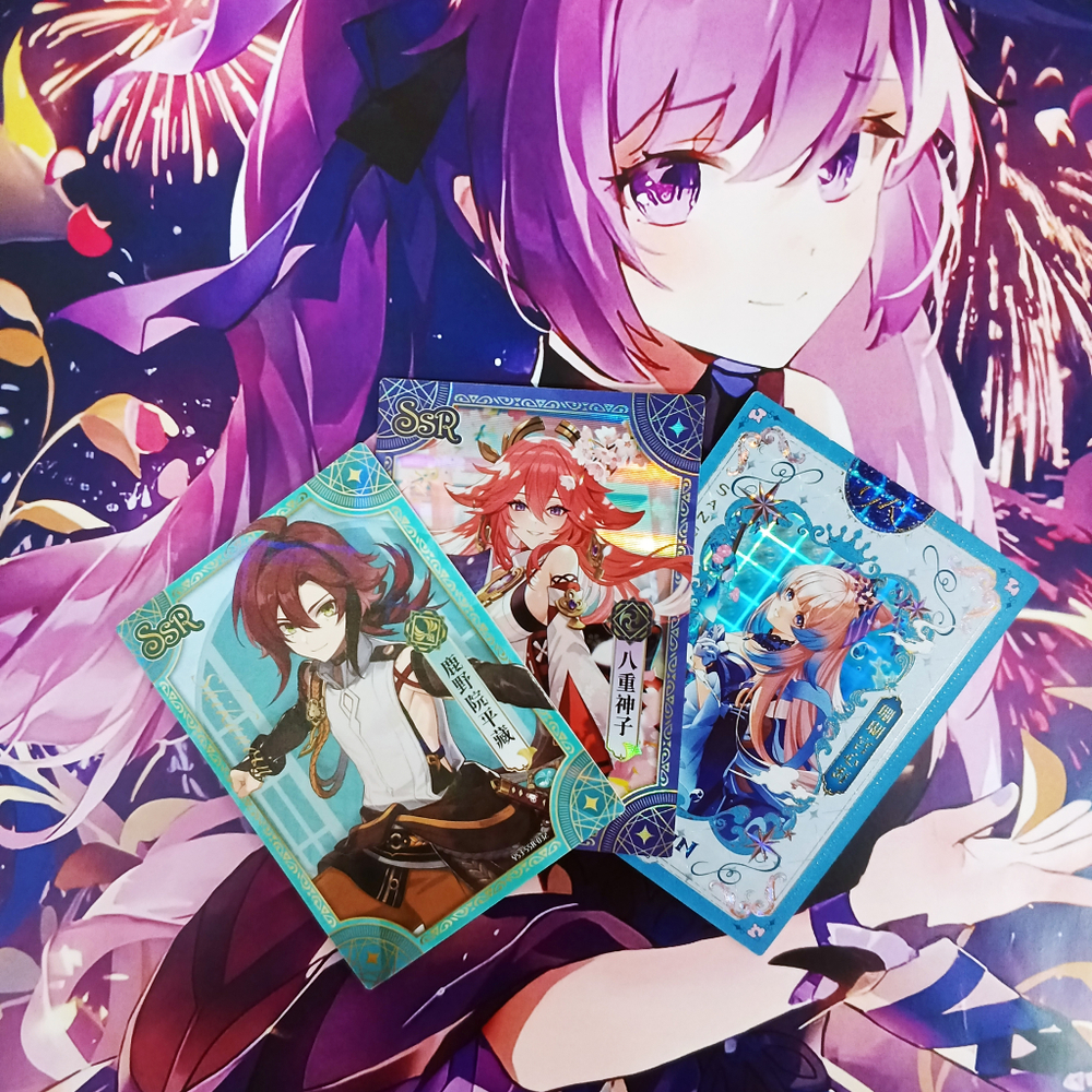 Коллекционные карточки "Genshin Impact  / Геншин" (Кэ Цин и Гань Юй)