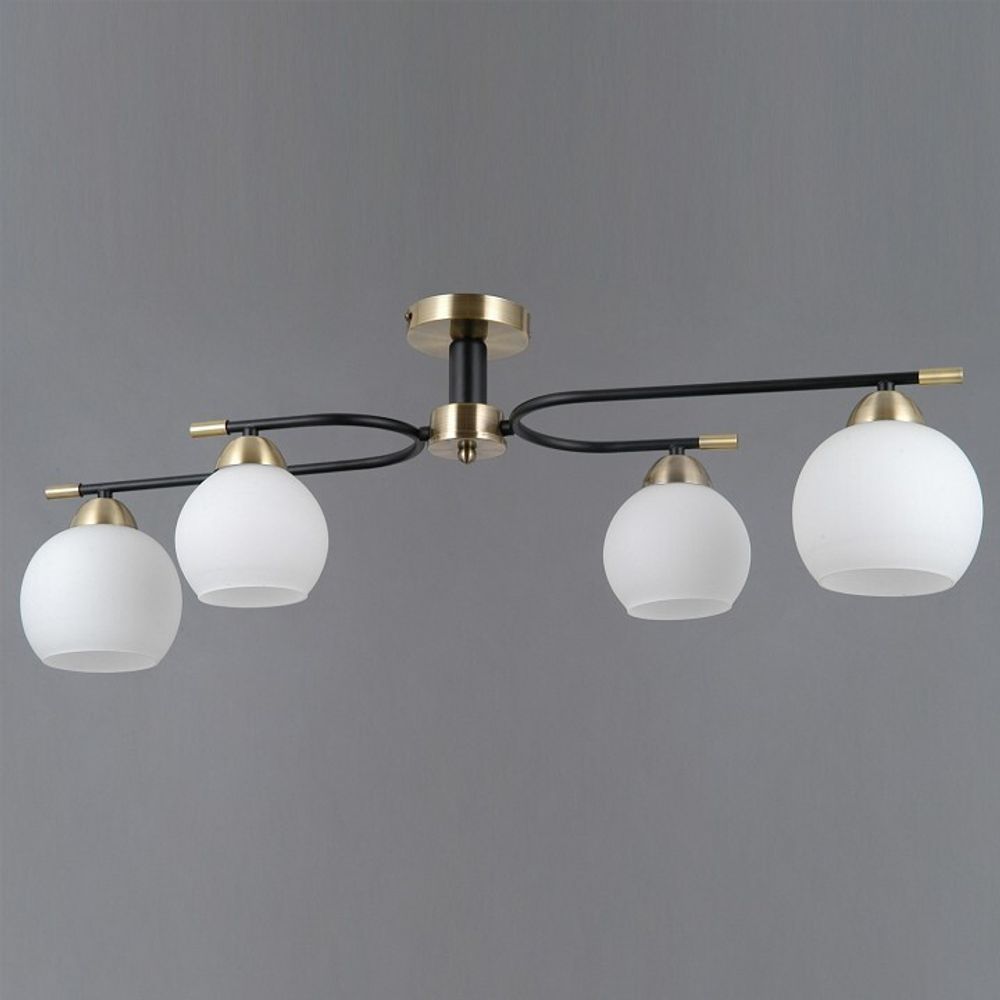 Потолочная люстра ILLUMICO LIBRA IL0638-4CSQ-24 AB BK LIBRA