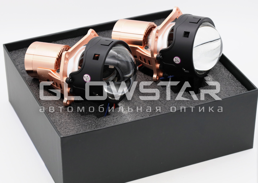 Билед модули Aozoom A23 2024 3.0 дюйма, 2 чипа, 5500K, 12V, 58W/67W, крепление 3R (комплект, 2шт)