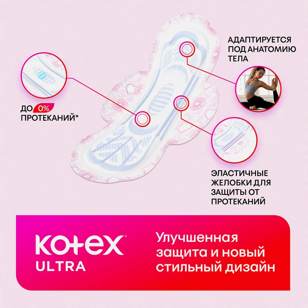 Гигиенические прокладки Kotex Ultra Нормал 10шт