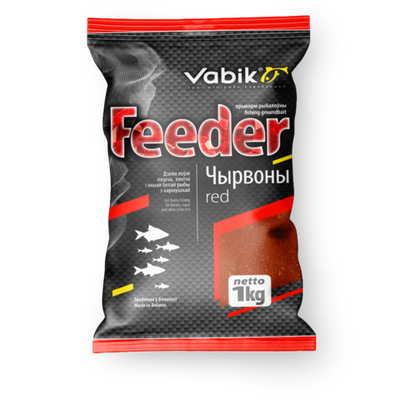 Прикормка Vabik Feeder "Красный" (красная), 1кг