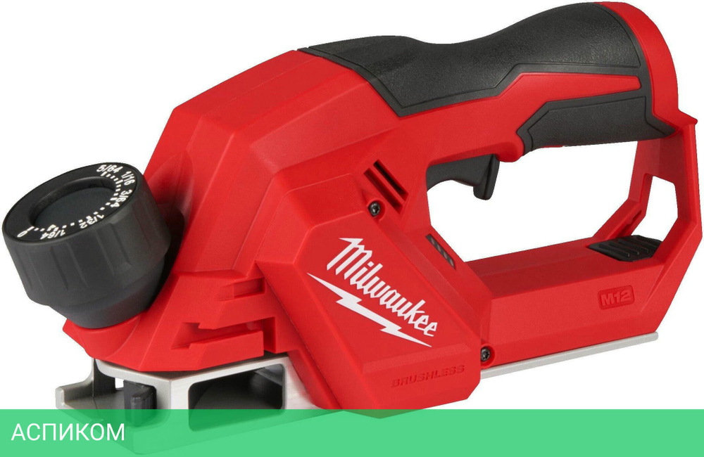 Электрорубанок Milwaukee M12BLP-402X (4933492851)