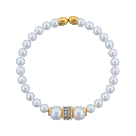 Браслет Fiore Luna Cube Crystal C2408PE-B01.2 BW/G