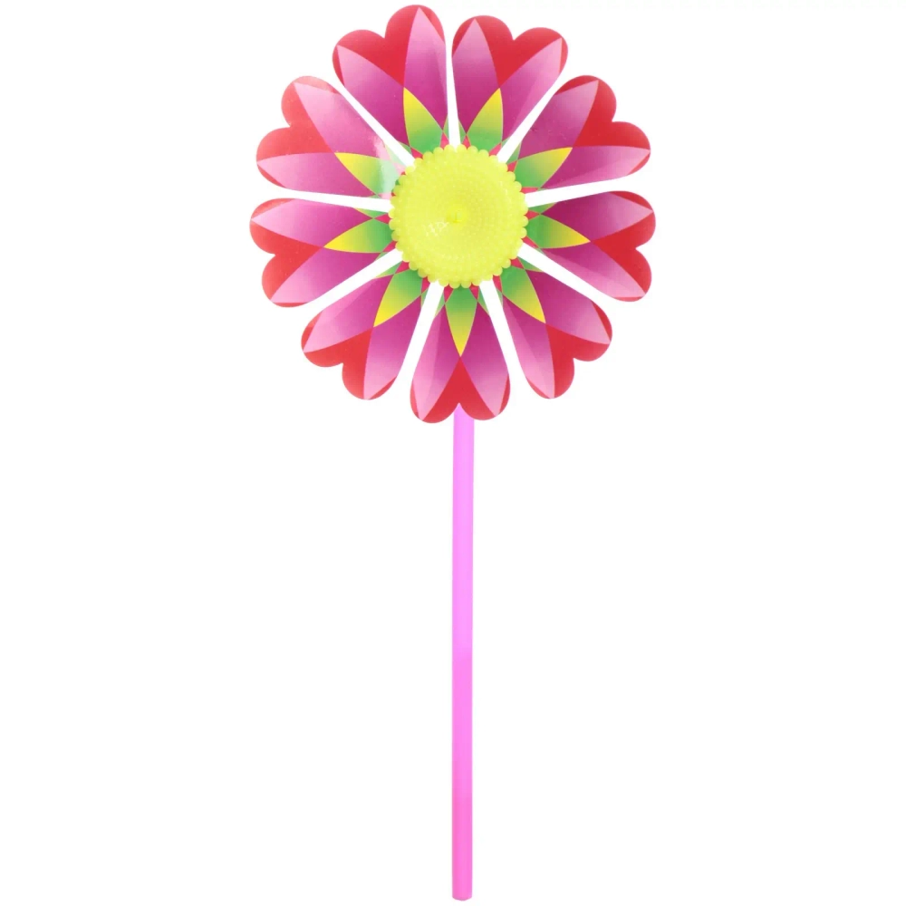 Ветрячок «Цветочек» d-17 см, 38 см, микс