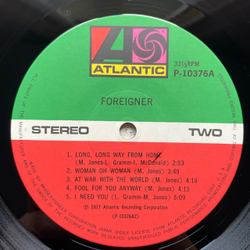 Винтажная виниловая пластинка LP Foreigner (Япония 1977) (Без Оби) I Need You