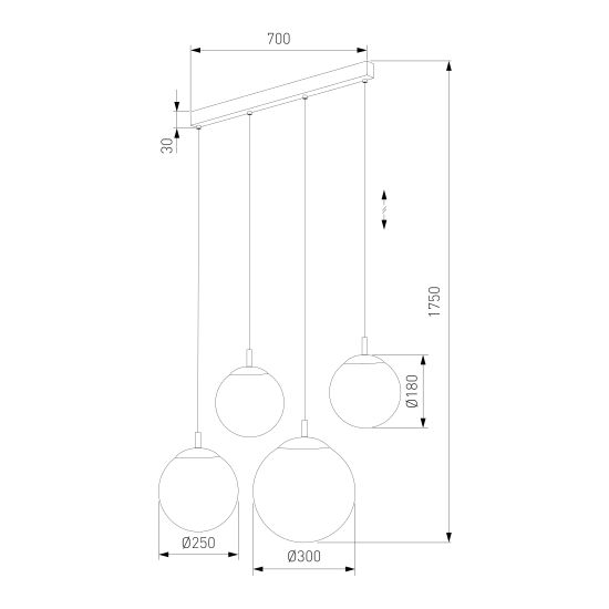 4790 / подвесной светильник / Esme