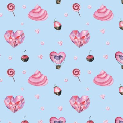 Сердечки и десерты к дню святого валентина