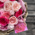 Слова любви — букет ароматных розовых роз коллекции Фея розы