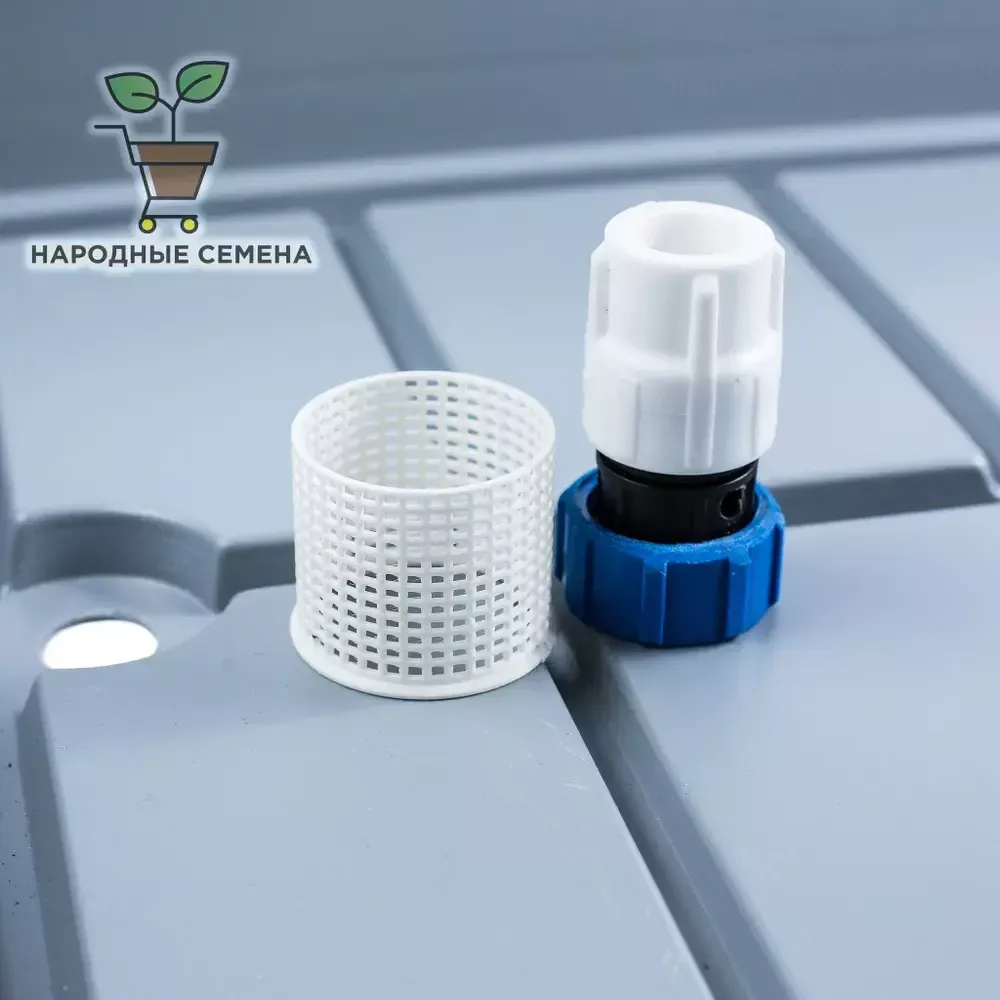 Штуцер сливной 22мм