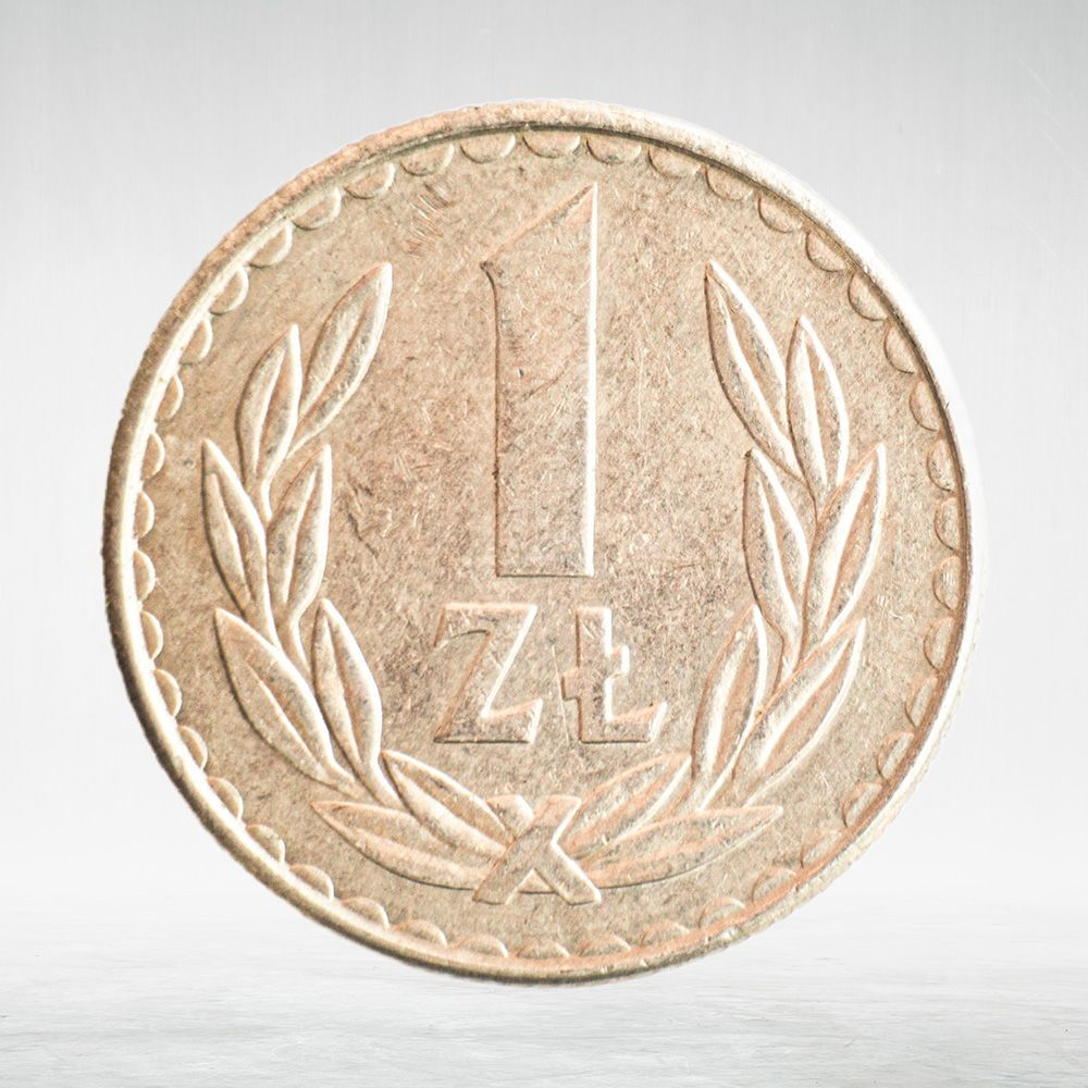 Poland, 1 Zloty, 1987, VF