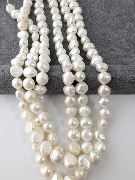 Жемчуг натуральный фриформ 7-8мм