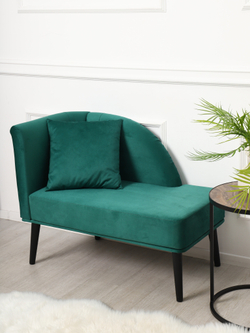 Кушетка Berger зеленый/венге