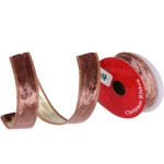 Лента для декорирования «Велюр» 2,5 см, 2,7 м, Шоколад