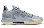 Li Ning Son Of Flash Abrasion Resistant Breathable Low top Basketball Shoes Men"s Gray