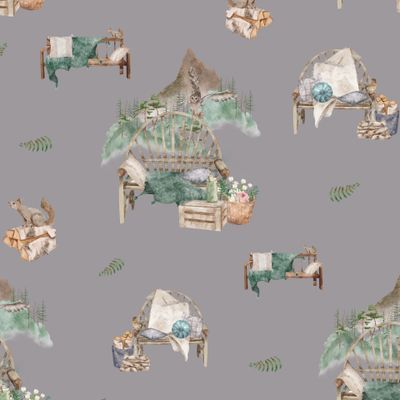 Лавочки серый фон