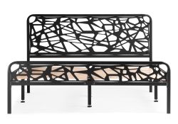 Двуспальная кровать Кубо 160х200 черный