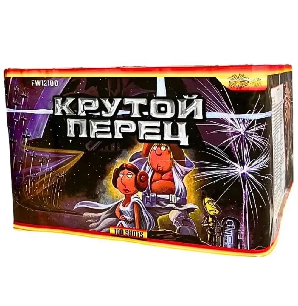 Батарея салютов Крутой перец (FW12100) от LGF, 100 выстрелов, 30 мм