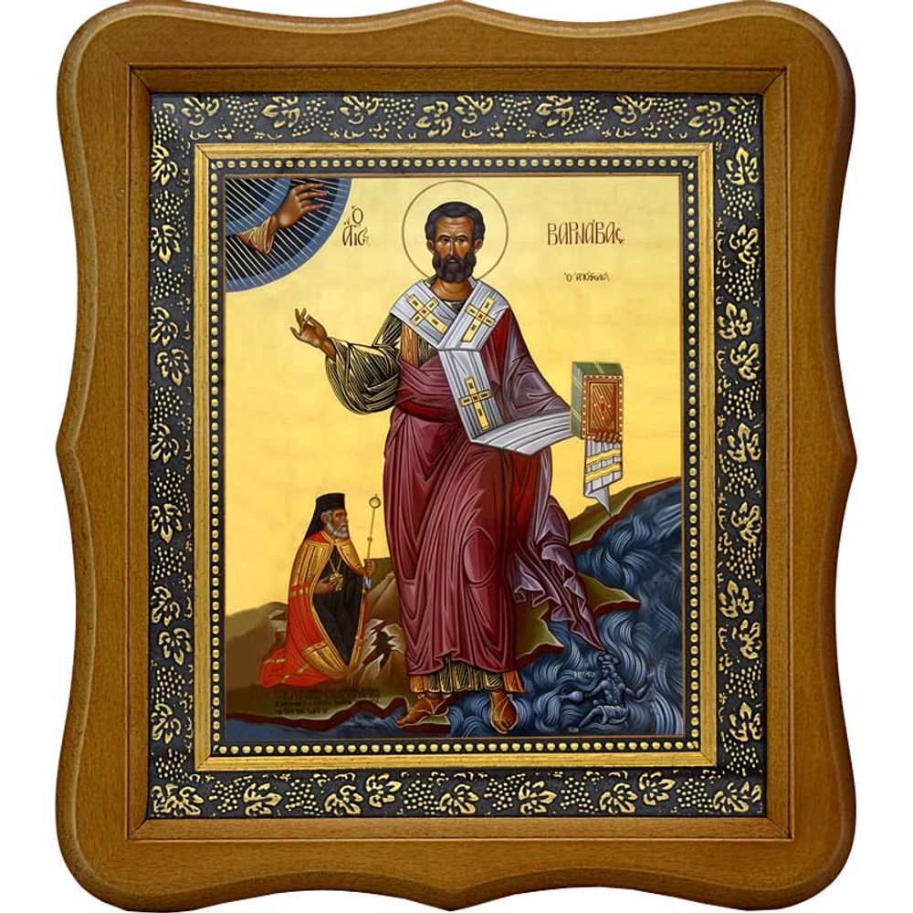 Варнава (Иосия) Медиоланский, Кипрский епископ, апостол от 70-ти. Икона на холсте.