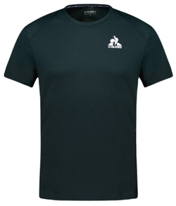 Теннисная футболка Le Coq Sportif Training T-Shirt Short Sleeve N°1 - scarab/black