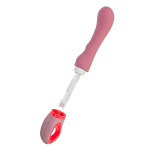 Розовый вибратор для G-стимуляции 19см ToyFa Flovetta Rose 457723