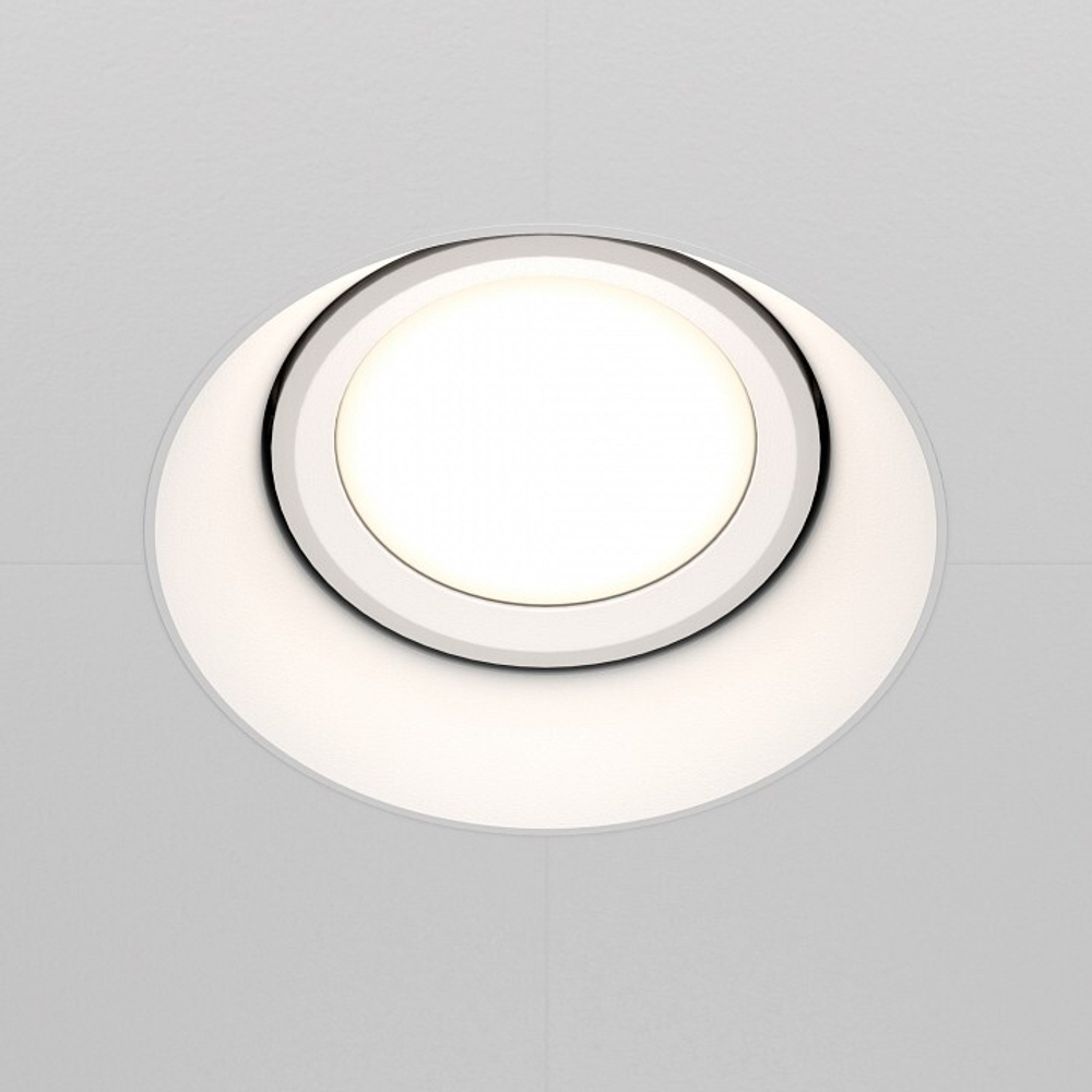 Встраиваемый светильник Maytoni Dot DL042-01-RD-W