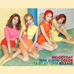 Альбом MELODYDAY - COLOR 1st Mini Album