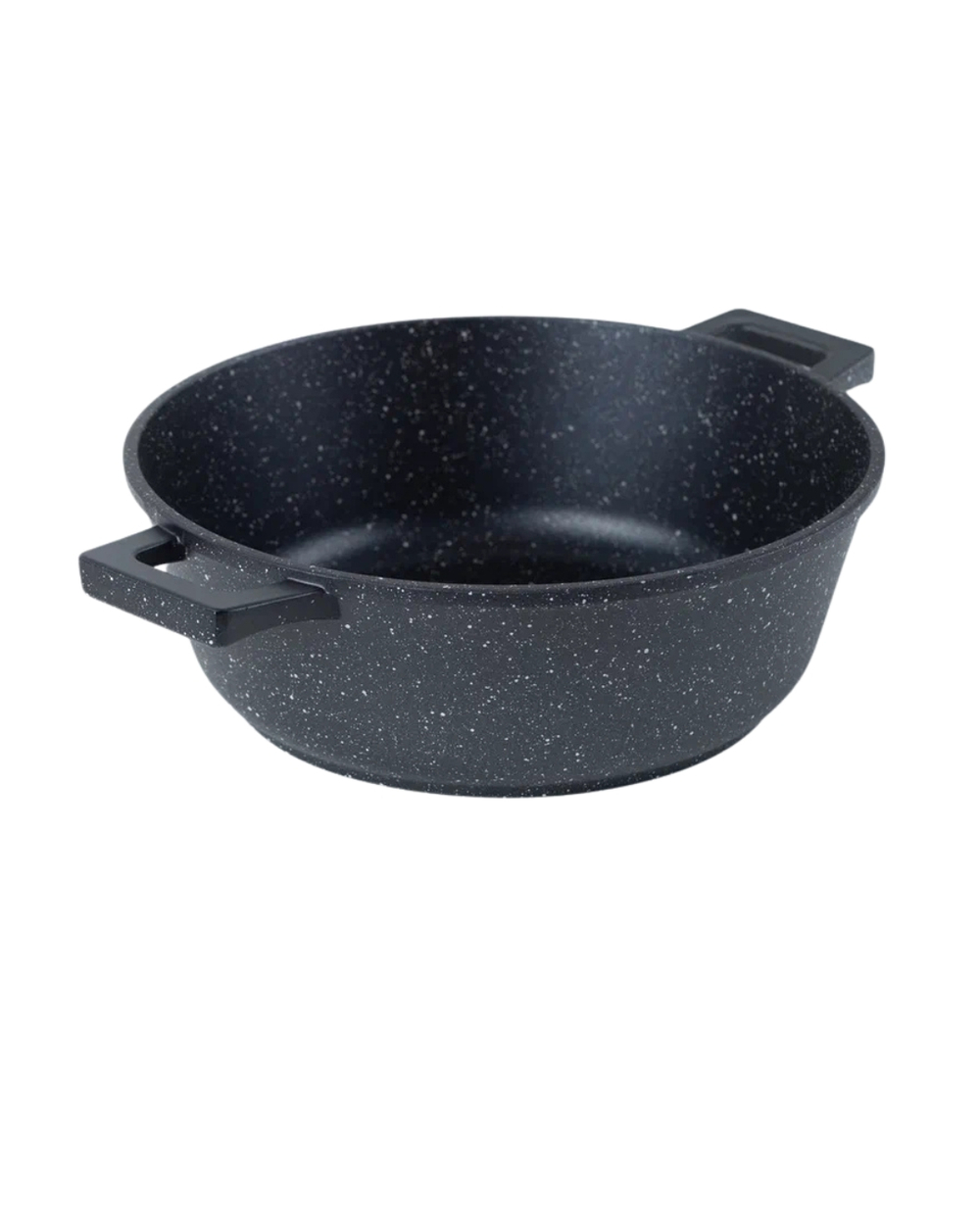 Жаровня 30 см Черный мрамор