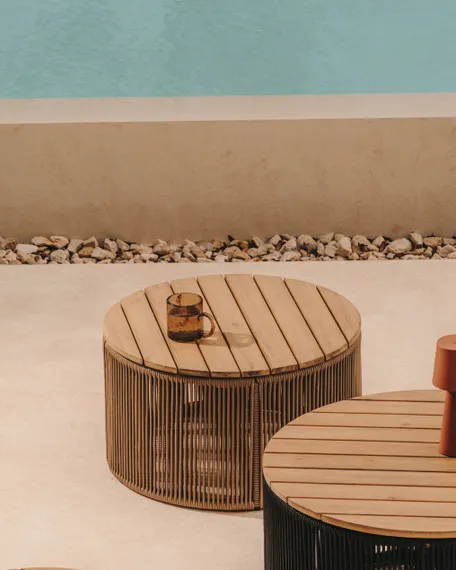 Журнальный столик Dandara Ø60х35 см бежевый