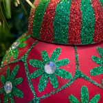 Игрушка в виде капли зелёно-красная