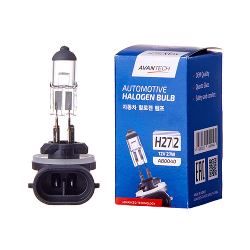 Лампа головного света Avantech H27/2 12V 27W (881 Series) AB0040