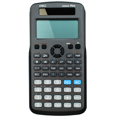Калькулятор научный DELI "ED-991ES", 10+2 разряда, 417 функций, 171,7x82,6x17,6 мм, черный