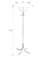 Вешалка напольная М 6 металлик