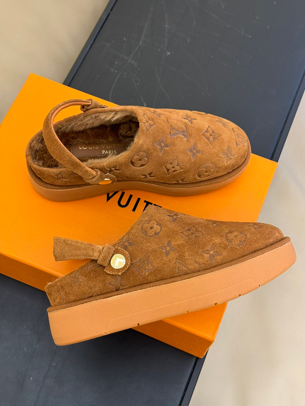 Louis Vuitton Aspen Platform Clogs