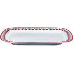 Прямоугольная тарелка «Мезень» (27х15,3 см) (Цвет: белый)