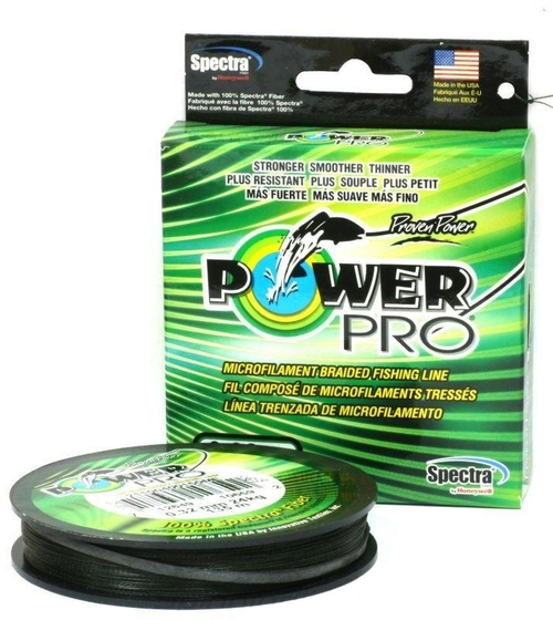 Плетеный шнур Power Pro 135м зеленая 0,32/24кг