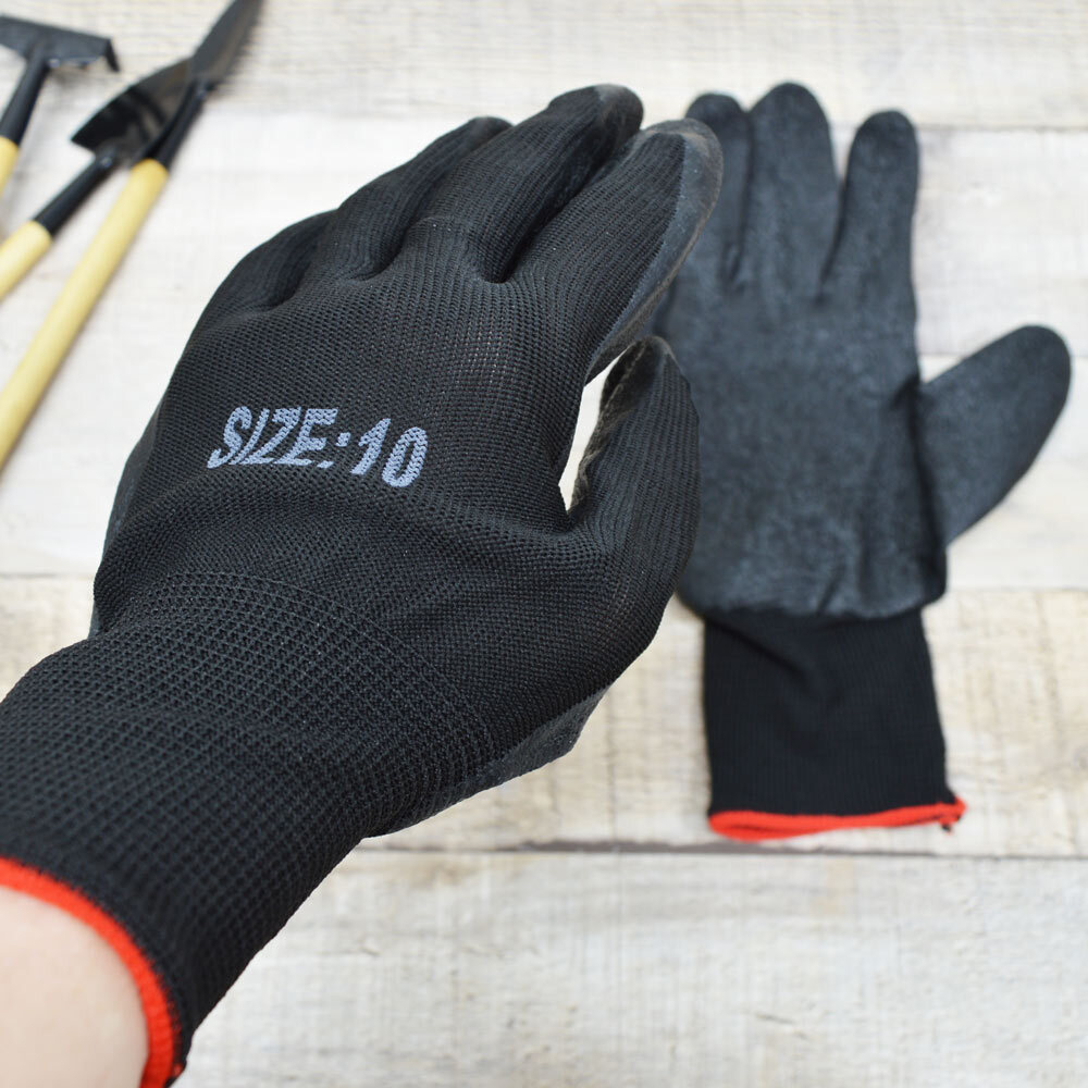 Перчатки хозяйственные с нитриловым обливом, 45г