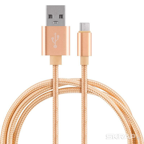 Кабель Energy ET-28 USB/Type-C, золотой