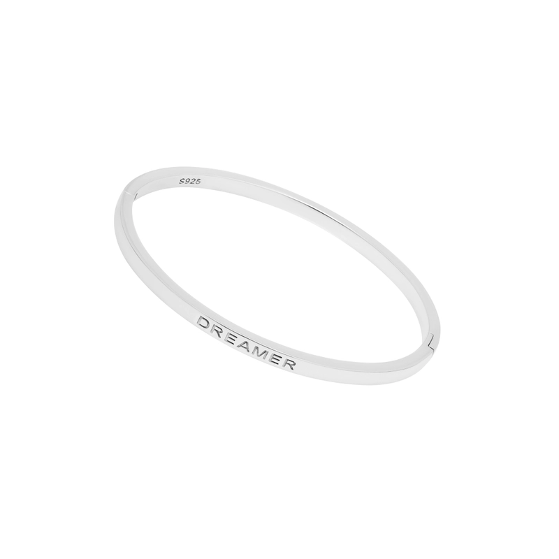 Тонкий Браслет Мечтатель – Серебро 925