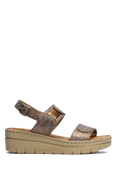Qadın üçün bej sandal ortopedik