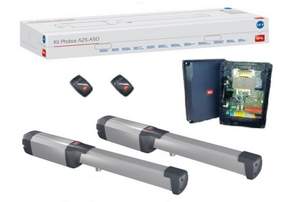 АВТОМАТИКА ДЛЯ РАСПАШНЫХ ВОРОТ PHOBOS BT KIT A25